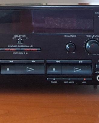 Doppia piastra per cassette audio SONY TC-W435