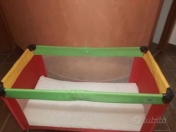 Lettino richiudibile bambini + materasso