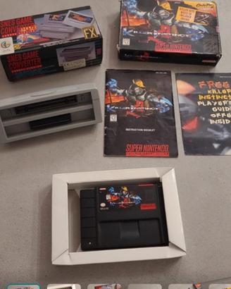 Super Nintendo Killer Instinct + usa converter (in