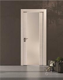 PORTE INTERNE IN LEGNO LAMINATO CON VETRO