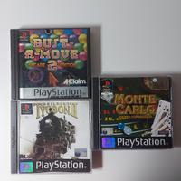 Lotto 3 Giochi per Sony Playstation 1 PAL 