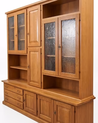 PARETE ATTREZZATA IN LEGNO 