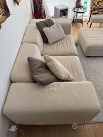 Salotto Kartell originale Divano, Pouf, 4 Cuscini