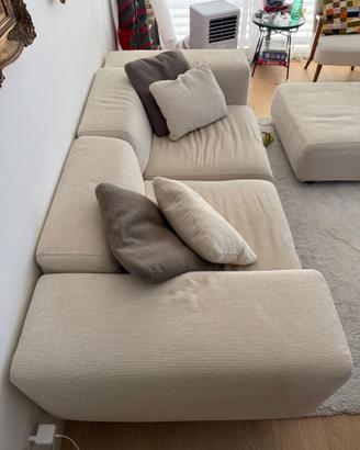 Salotto Kartell originale Divano, Pouf, 4 Cuscini
