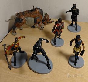 Set 6 Figure Black Panther Disney Completo