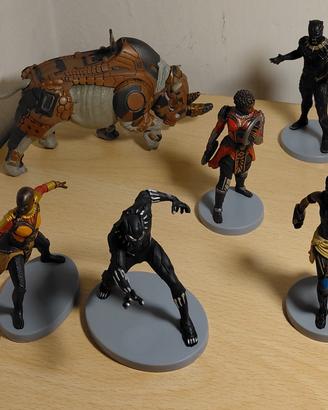 Set 6 Figure Black Panther Disney Completo