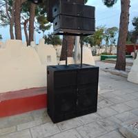 impianto audio passivo completo 
