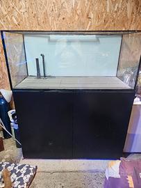 acquario dolce 300 litri con filtri oase 600