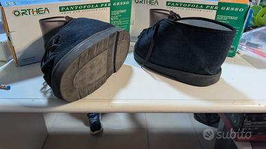 Scarpa pantofola per gesso