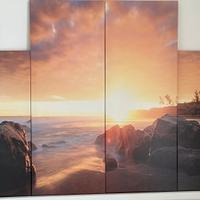 Quadro canvas 4 sezioni 120x60/80