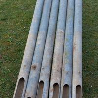 Pali da recinzione in metallo zincati