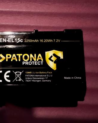 Batterie Patona EN-EL15c (2x 2600mAh) PROTECT