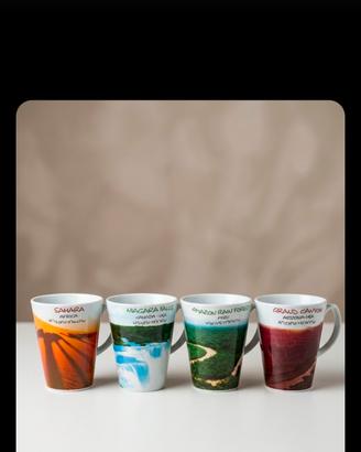 Set 4 Mug National Geographic "Meraviglie del Mond