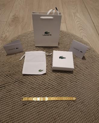 Bracciale Lacoste  color ori con confezione