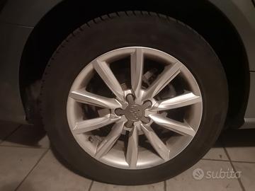 Cerchi Audi R17 gomme invernali Hankook 255/55