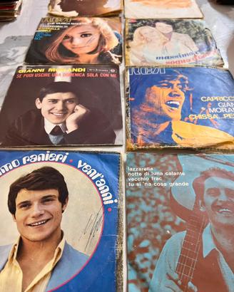 Set Vintage 20 vinili 45 giri anni 60/70