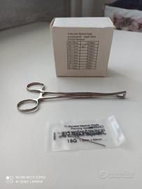 Pinze + 100 Aghi sterili 