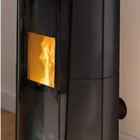 STUFA A PELLET VENTILATA 9.5KW 70mq made Italia