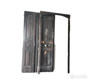 portone in legno rovere 