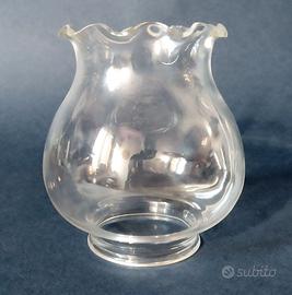 Ricambio per lampadario vintage in vetro paralume