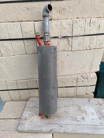 scambiatore caldaia poli combustibile pellet