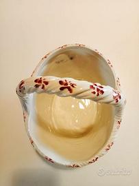 cestino ceramica Bassano