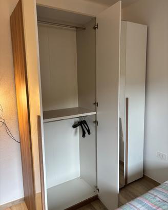 Armadio quattro ante con specchio