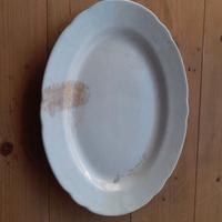 Vassoio Ovale da Portata in Porcellana Bianca