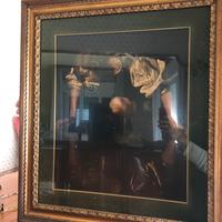 Quadro con cornice e vetro passepartout