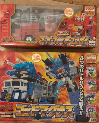 Transformers Takara: Fire Convoy + God Magnus