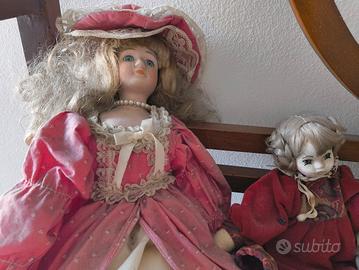 bambole porcellana vintage