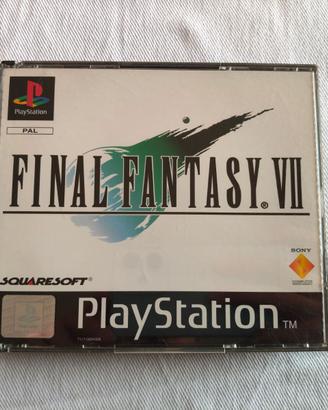 Final fantasy VII 7 console Sony PlayStation 1 ps1