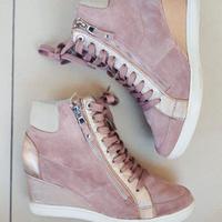 Sneakers Geox rosa e oro rosa 41 IT