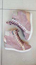Sneakers Geox rosa e oro rosa 41 IT