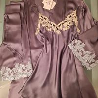 completo vestaglia e sottoveste 