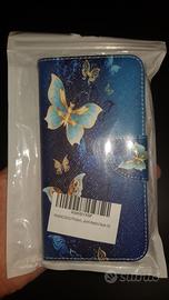 Cover xiaomi redmi note 5a con pennino e stoffa