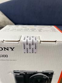 Sony Alpha 6100 NUOVA mai usata imballo originale