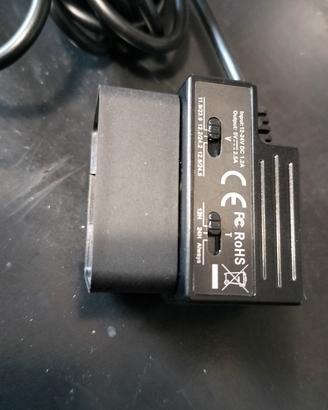 alimentatore dashcam  presa obd