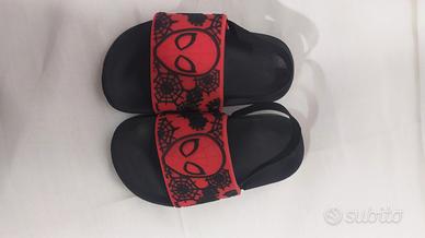 ciabatte con elastico spiderman 