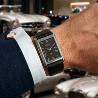 Seiko tank vintage SQ argento nero 