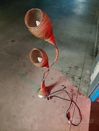 lampada in corda e vetroresina