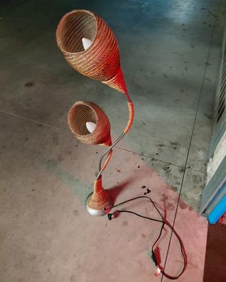 lampada in corda e vetroresina