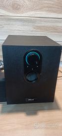 Subwoofer Trust+due casse piccole per Pc