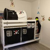 letto a castello -cameretta bambini, tema pirati