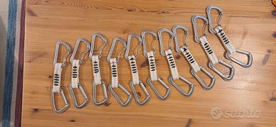 Set 10 Rinvii Kong per Arrampicata / Alpinismo