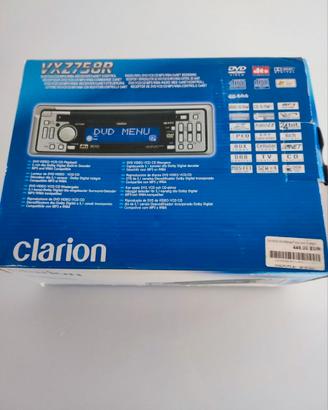 Clarion VXZ758R Autoradio DVD CD MP3 5.1, nuova