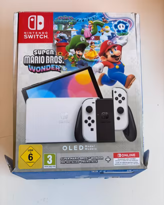 Nintendo Switch oled bianca- Completa