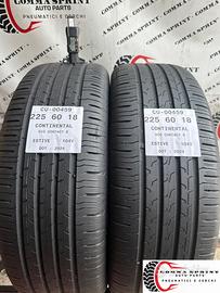 2 PNEUMATICI 225/60 R18 CONTINENTAL ESTIVE