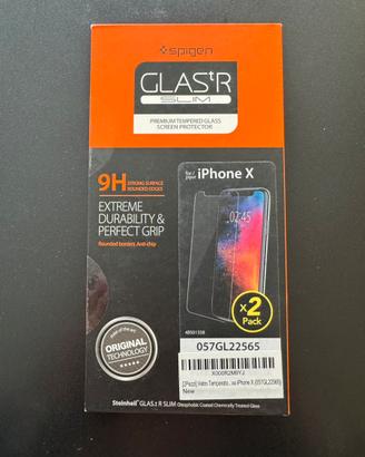 Confezione con 2 vetri per Apple iphone X