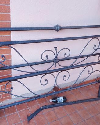 letto matrimoniale in ferro 